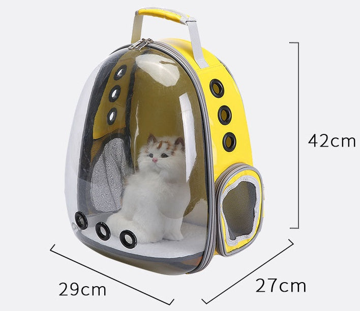 Space Capsule Pet Carrier Backpack With 360 Degree View
