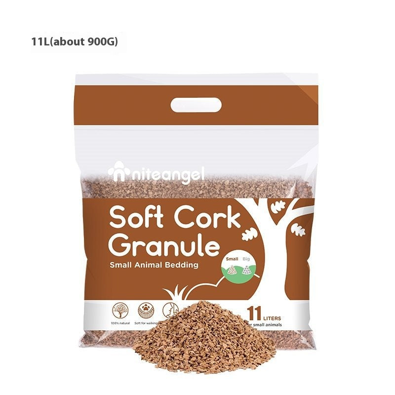 Oak Cork Pet Bedding Dust Free Digging Cage Landscaping Supplies