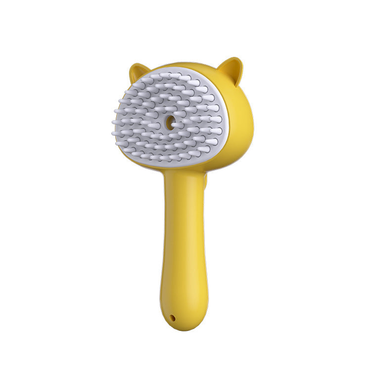 Rechargeable Mist Self Cleaning Pet Grooming Brush Multifunctional Slicker Tool