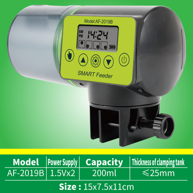Large Capacity Automatic Fish Feeder For Aquarium Fish Tank