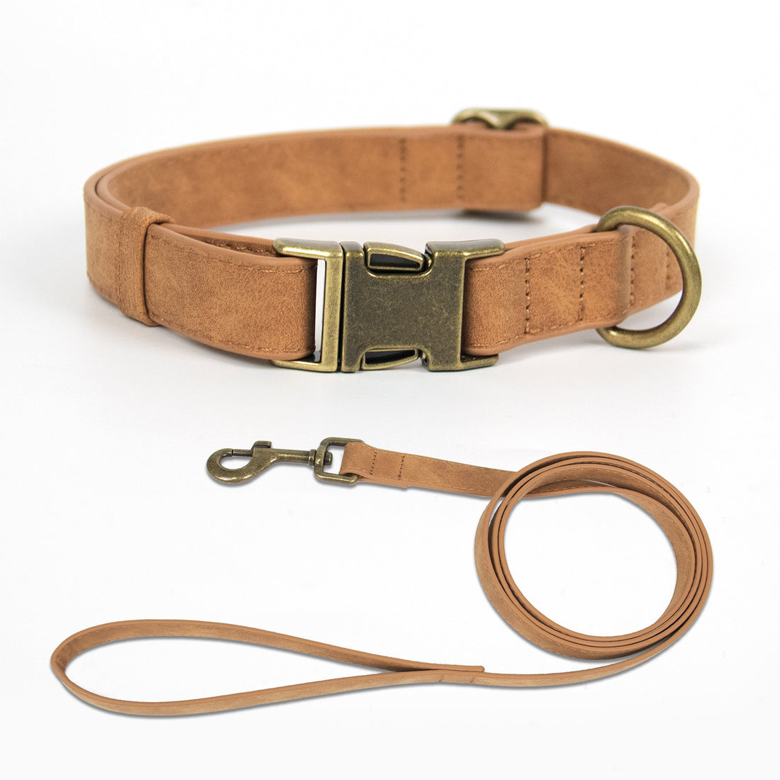 Retro Fashion Pet Leash And Collar Set