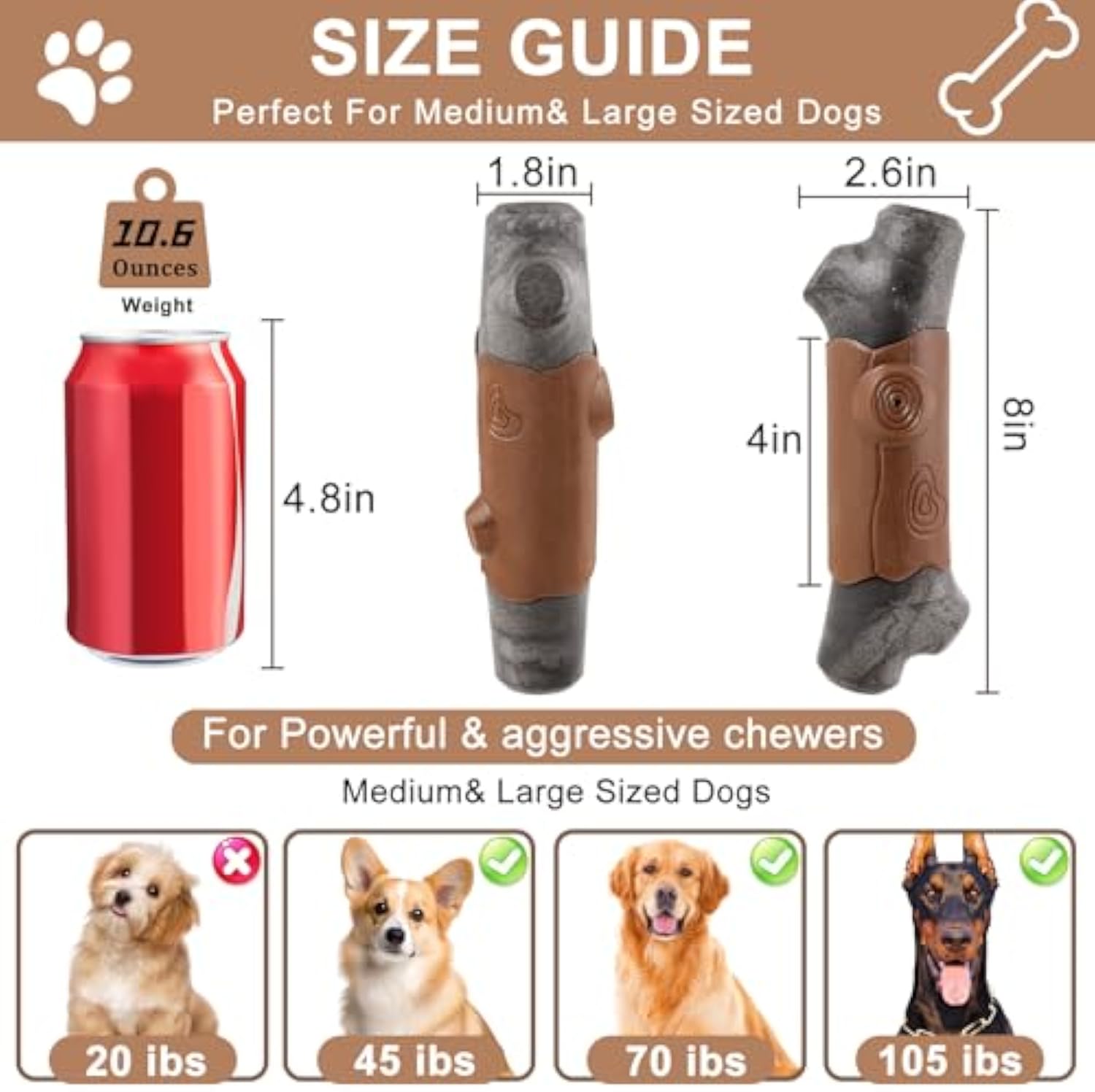 Tough Durable Pet Chew Toys For Aggressive Chewers