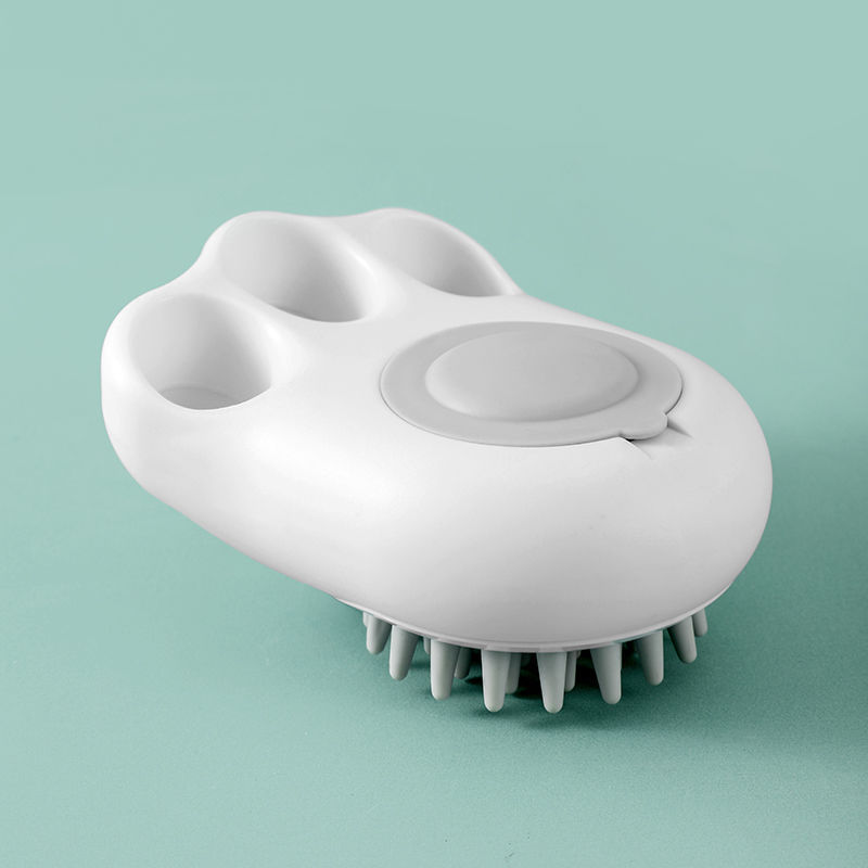 Pet Claw Bath Brush And Massage Comb For Grooming And Cleaning