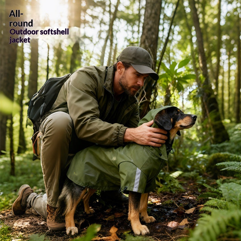 Pet Clothes AutumnWinter Dog Apparel All-Weather Tactical Jacket
