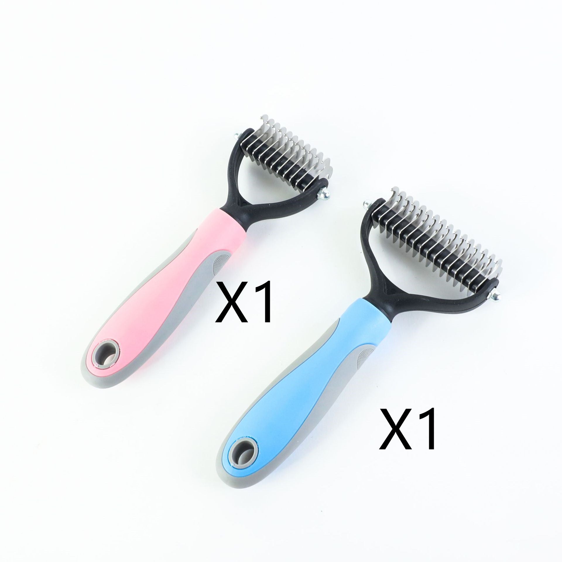 Stainless Steel Double Sided Pet Grooming Brush And Comb