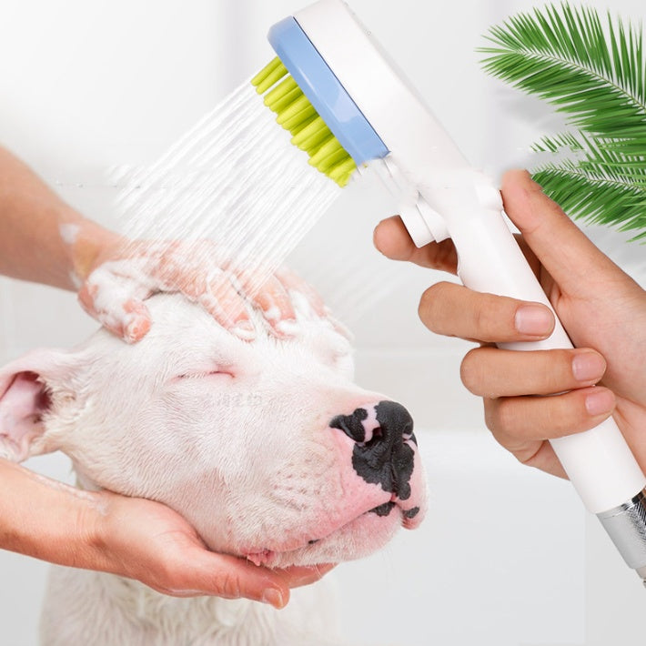 Pet Bath And Massage Comb With Shower Head Cleaning Tool