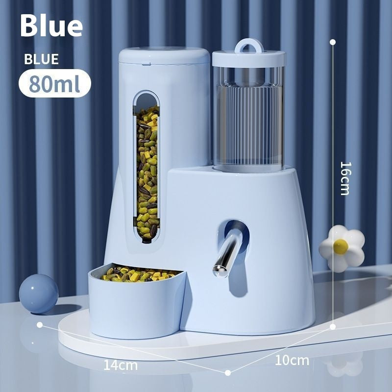 Automatic Pet Water Feeder Drinking Bottle Food Basin For Cage Use