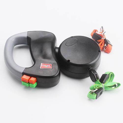 Retractable Dual Pet Walking Leash Durable Control Lead