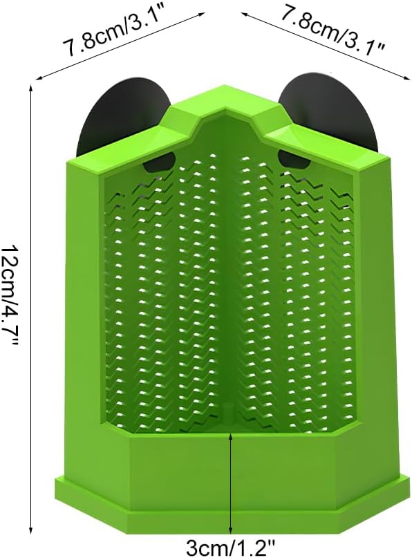 Wall Mounted Reptile Feeder Box With Suction Cups For Pet Feeding