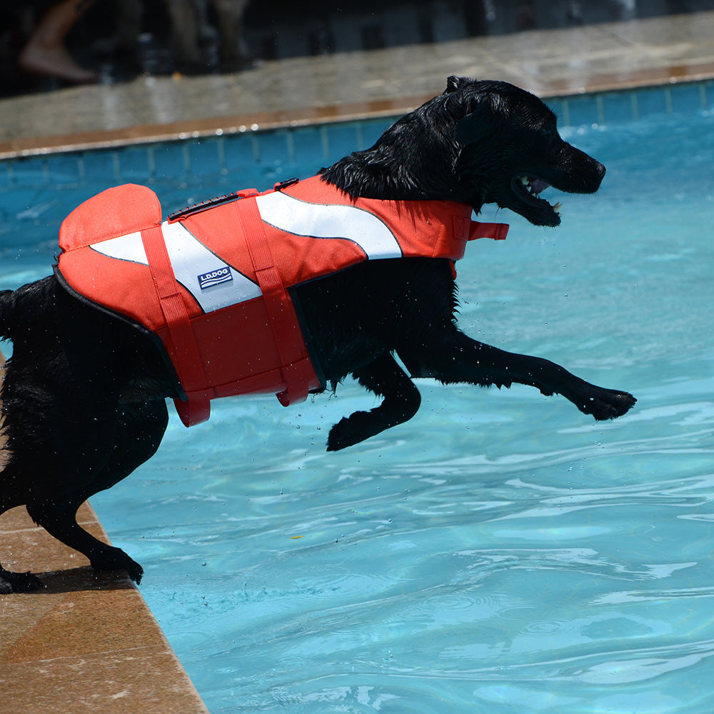 Adjustable Pet Life Vest Swimming Safety Swimwear