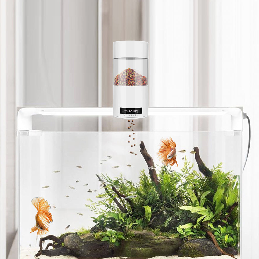 Automatic Aquarium Fish Feeder For Timed Fish Feeding System