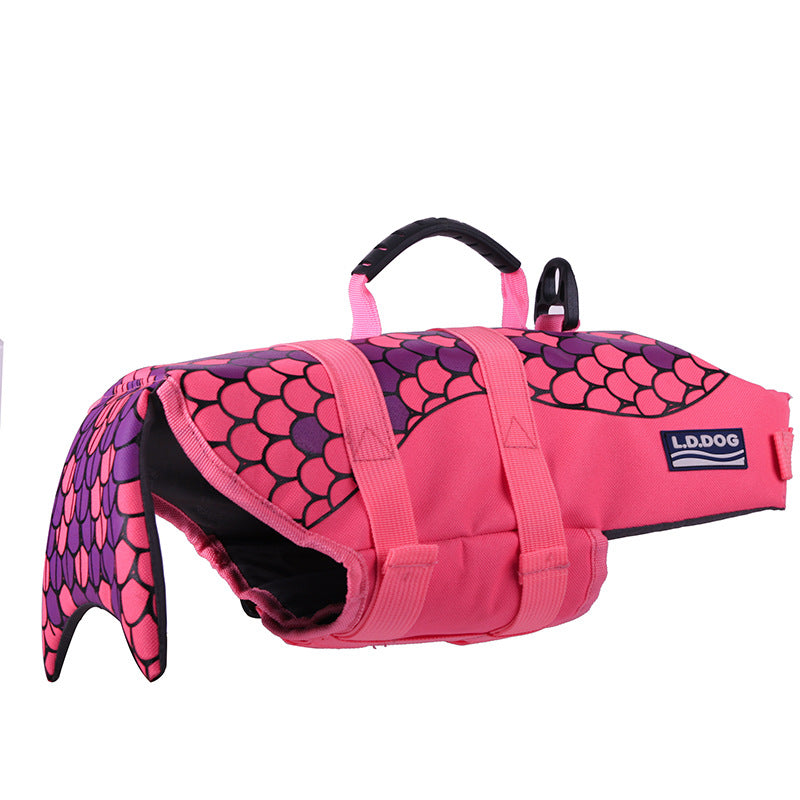 Adjustable Pet Life Vest Swimming Safety Swimwear