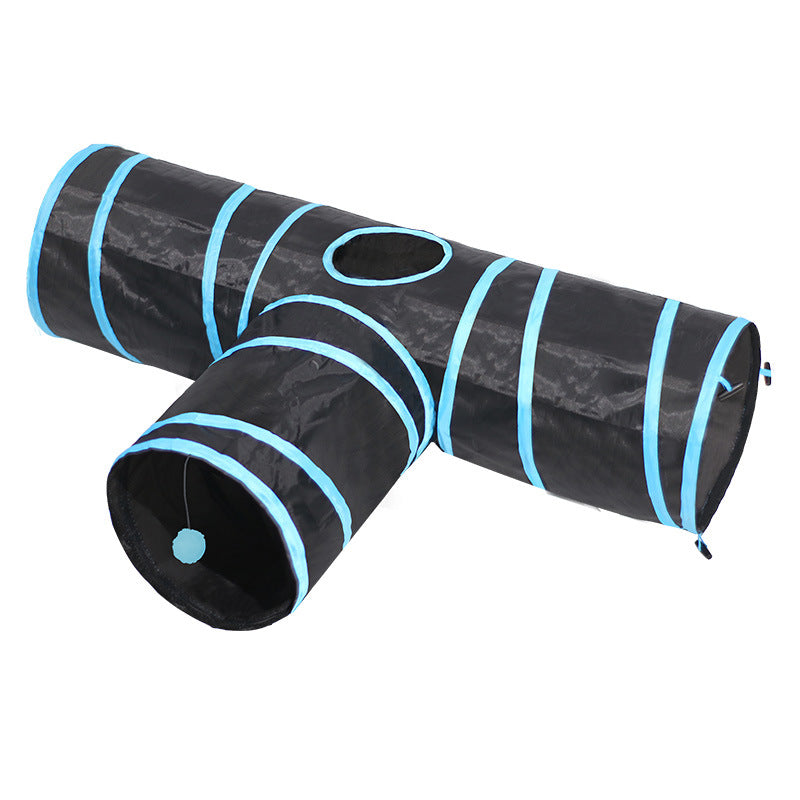Foldable Pet Tunnel Climbing Play Toy Interactive Activity Path