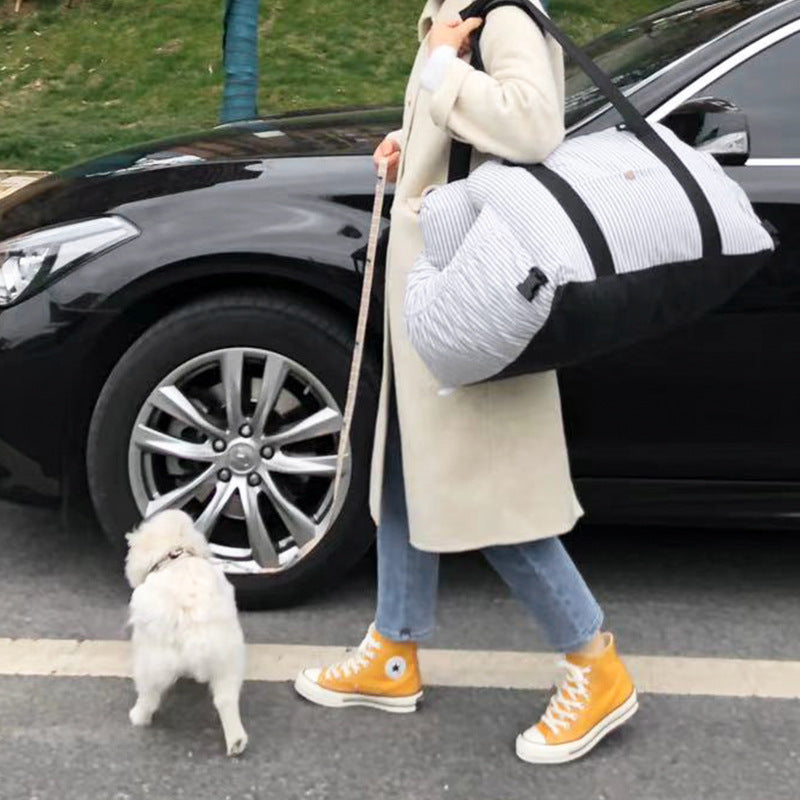 Pet Safety Car Carrier For Travel Use