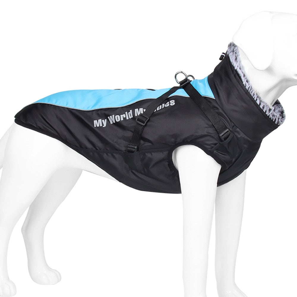 Warm Waterproof Reflective Pet Shell Jacket Outdoor Clothing
