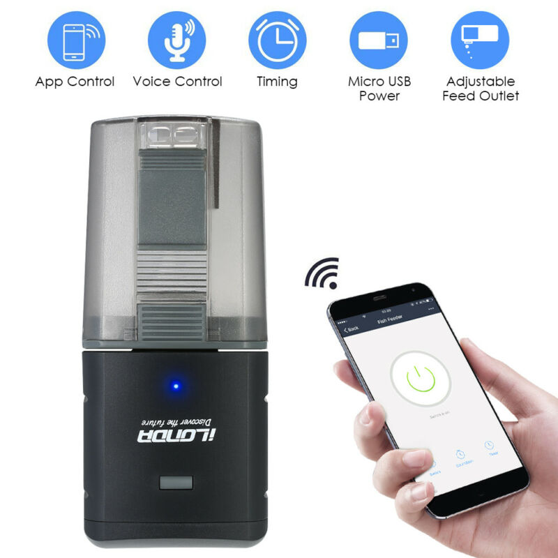 WiFi Remote Control Smart Automatic Fish Feeder For Aquarium Pet