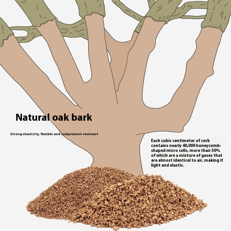 Oak Cork Pet Bedding Dust Free Digging Cage Landscaping Supplies