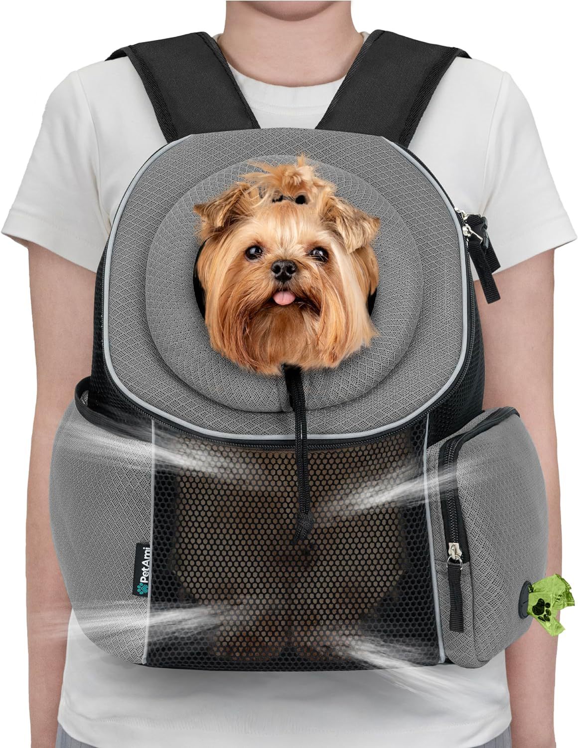 Breathable Portable Pet Carrier Backpack For Travel And Outdoor Use