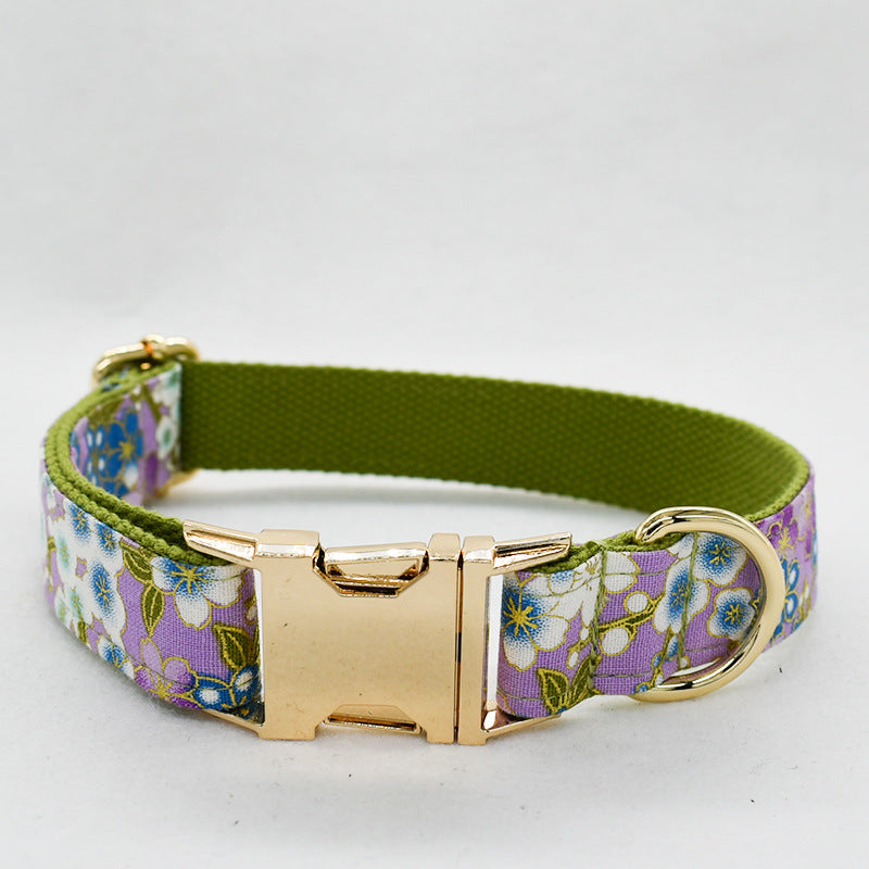 Pet Purple Zephyr Collar Leash Set