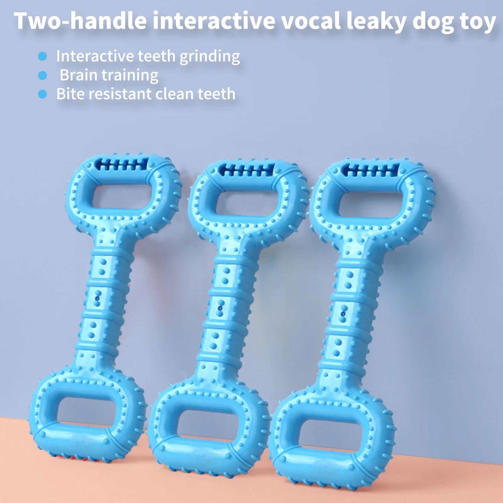Long Lasting Interactive Pet Chew Bone Toy With Pull Band