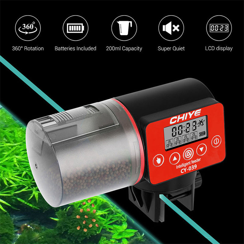 Intelligent Automatic Fish Tank Feeder With Timer System