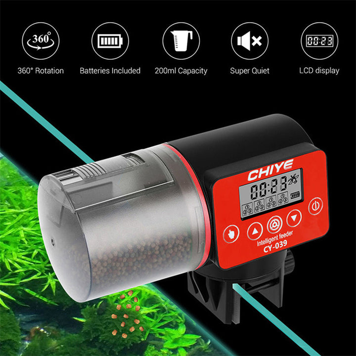 Intelligent Automatic Fish Tank Feeder With Timer System
