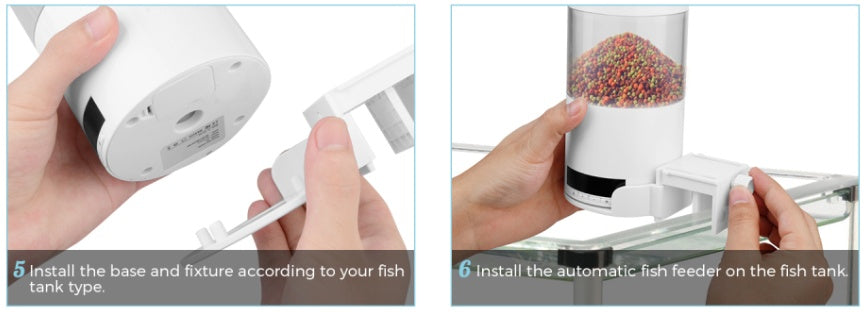 Automatic Aquarium Fish Feeder For Timed Fish Feeding System