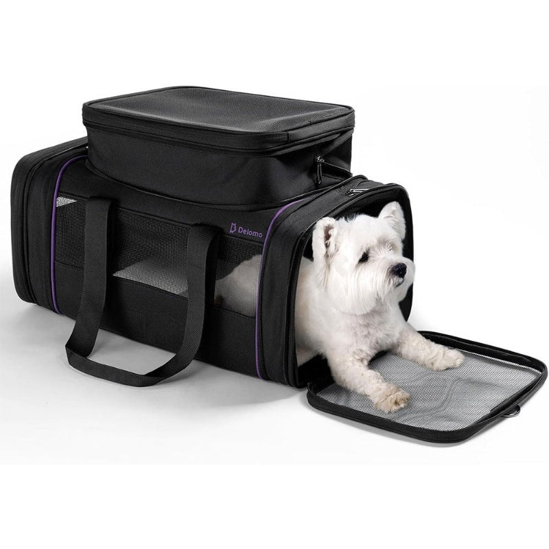 Portable Expandable Pet Travel Carrier Bag For Air Travel