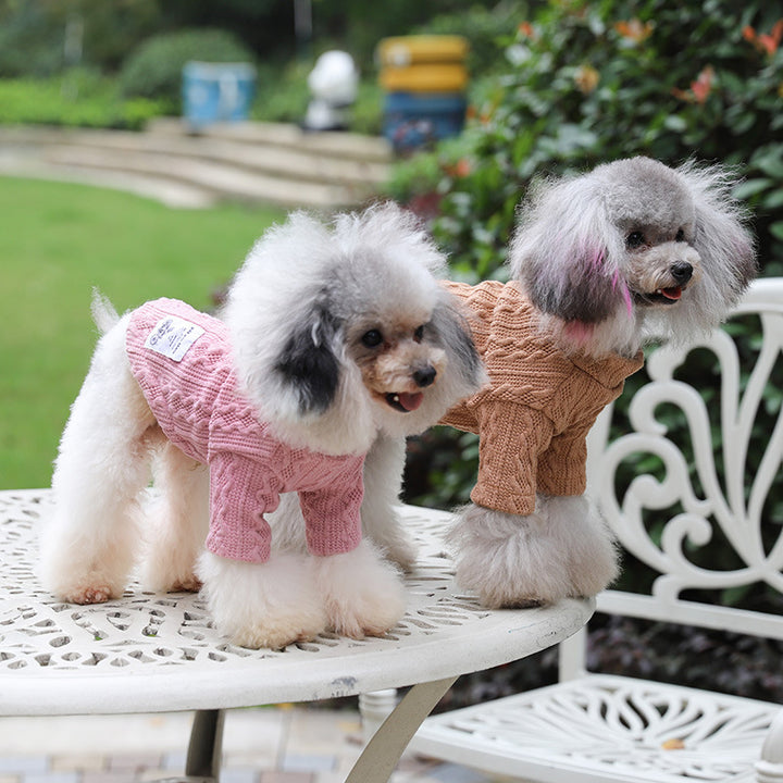 Warm Pet Sweater For Cold Weather Protection