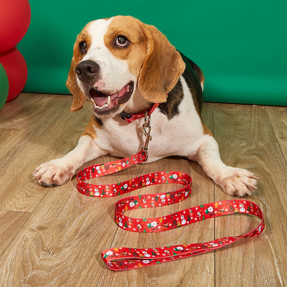 Christmas Collar Pet Hand Rope Leash