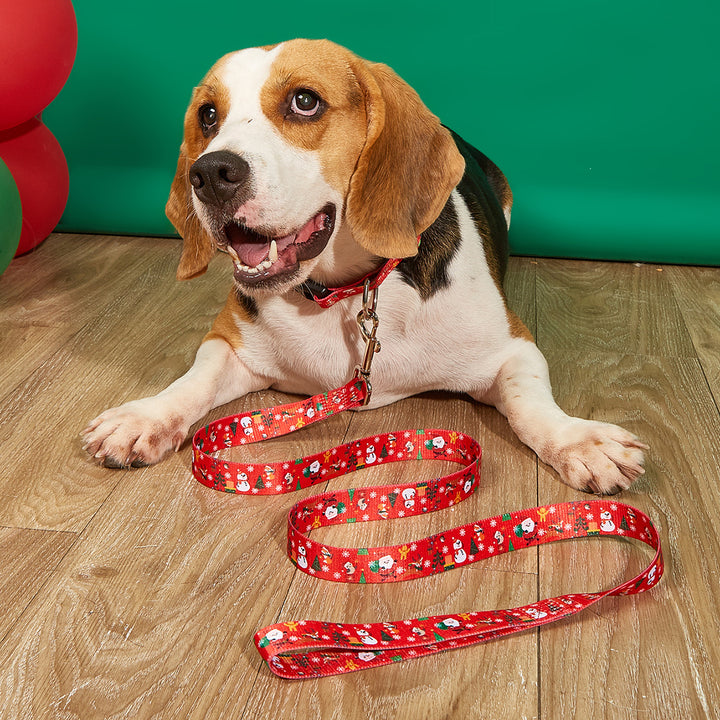 Christmas Collar Pet Hand Rope Leash