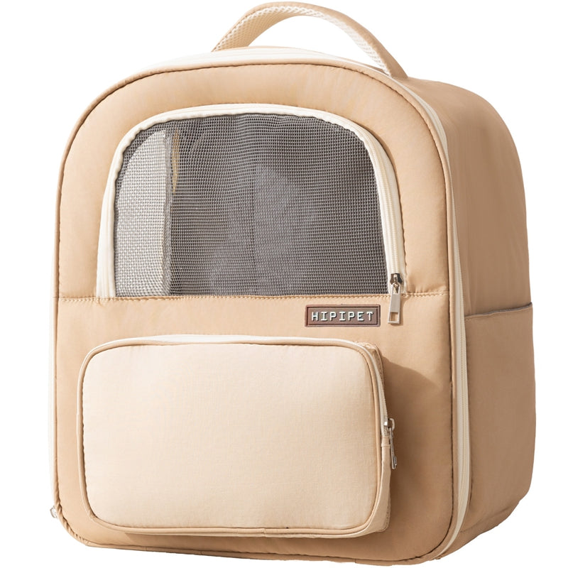 Breathable Pet Carrier Backpack With Mesh Window For Travel