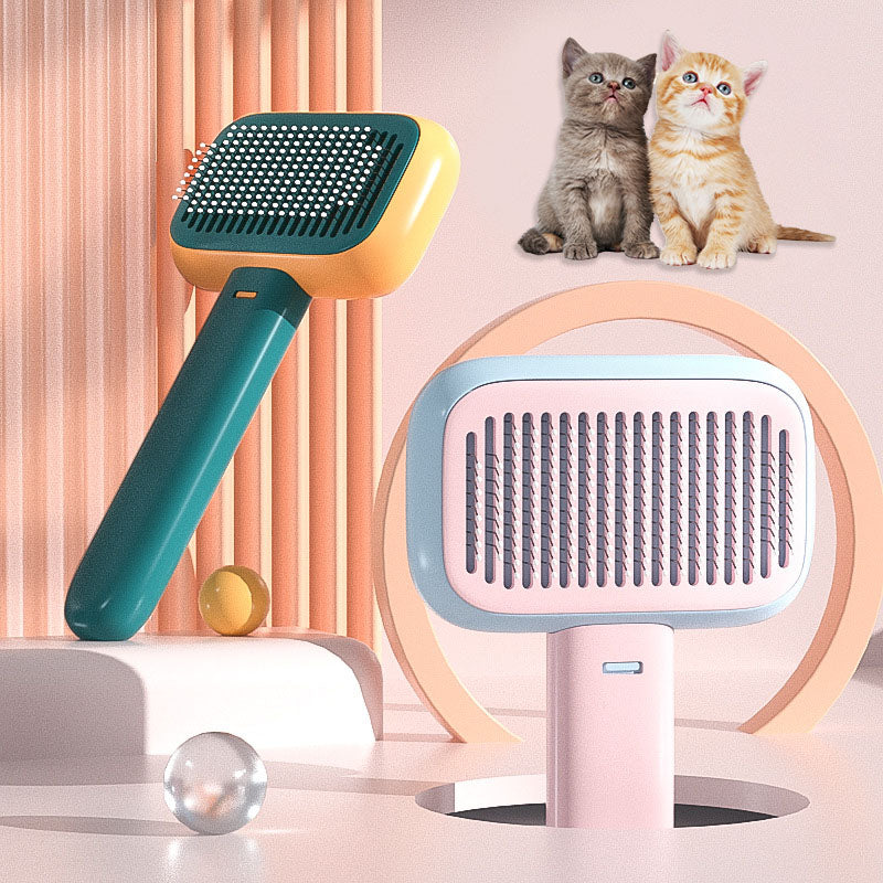 Stainless Steel Pet Grooming Massage Brush And Detangling Comb