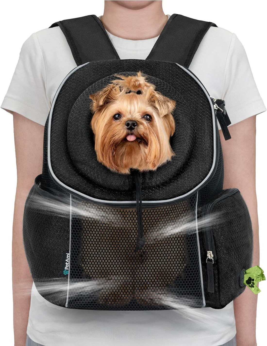 Breathable Portable Pet Carrier Backpack For Travel And Outdoor Use