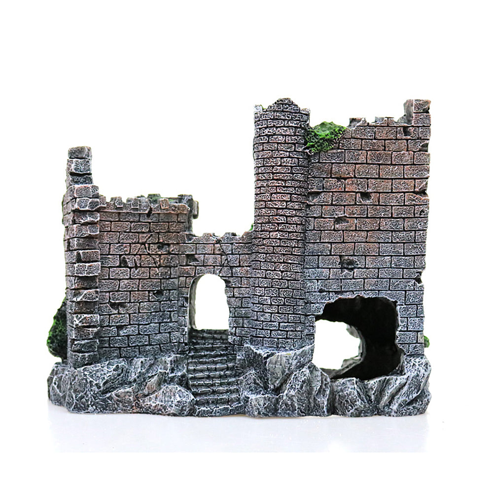 Resin Aquarium Castle Decoration For Fish Tank Landscaping
