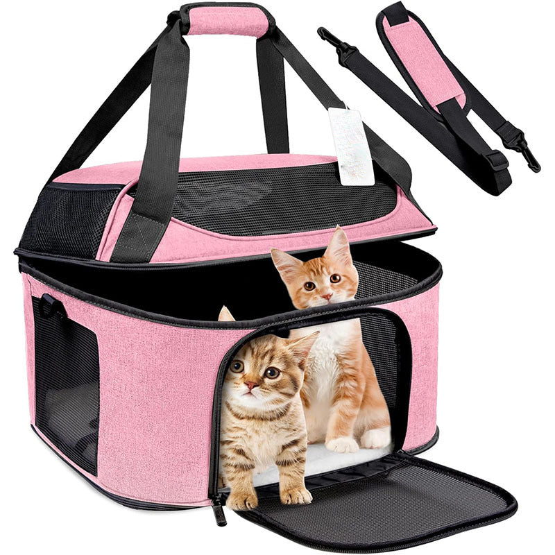 Breathable Pet Carrier Backpack For Travel And Outdoor Use