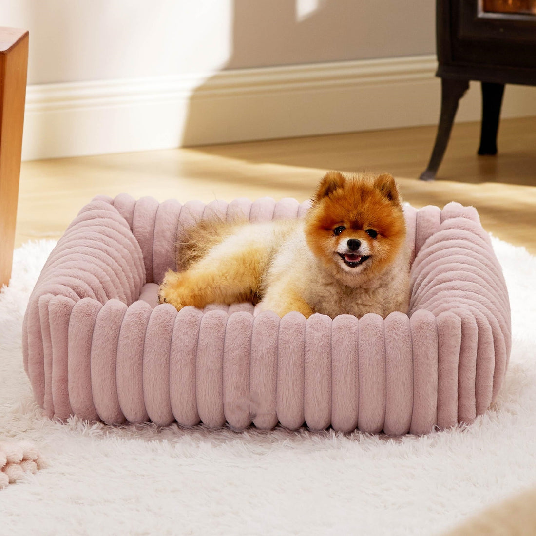 All Season Plush Pet Bed Warm Comfortable House
