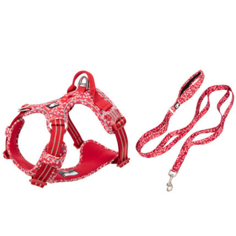 Pet Vest Type Chest Harness Leash Set