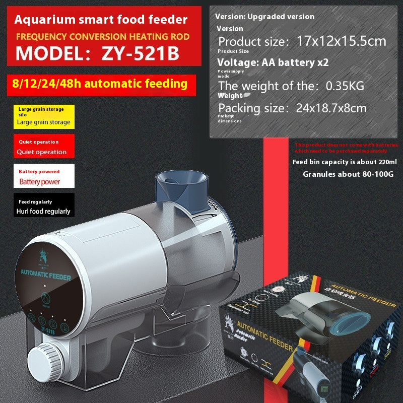 Automatic Fish Tank Feeder Timing Pellet Feeding For Aquarium Pets