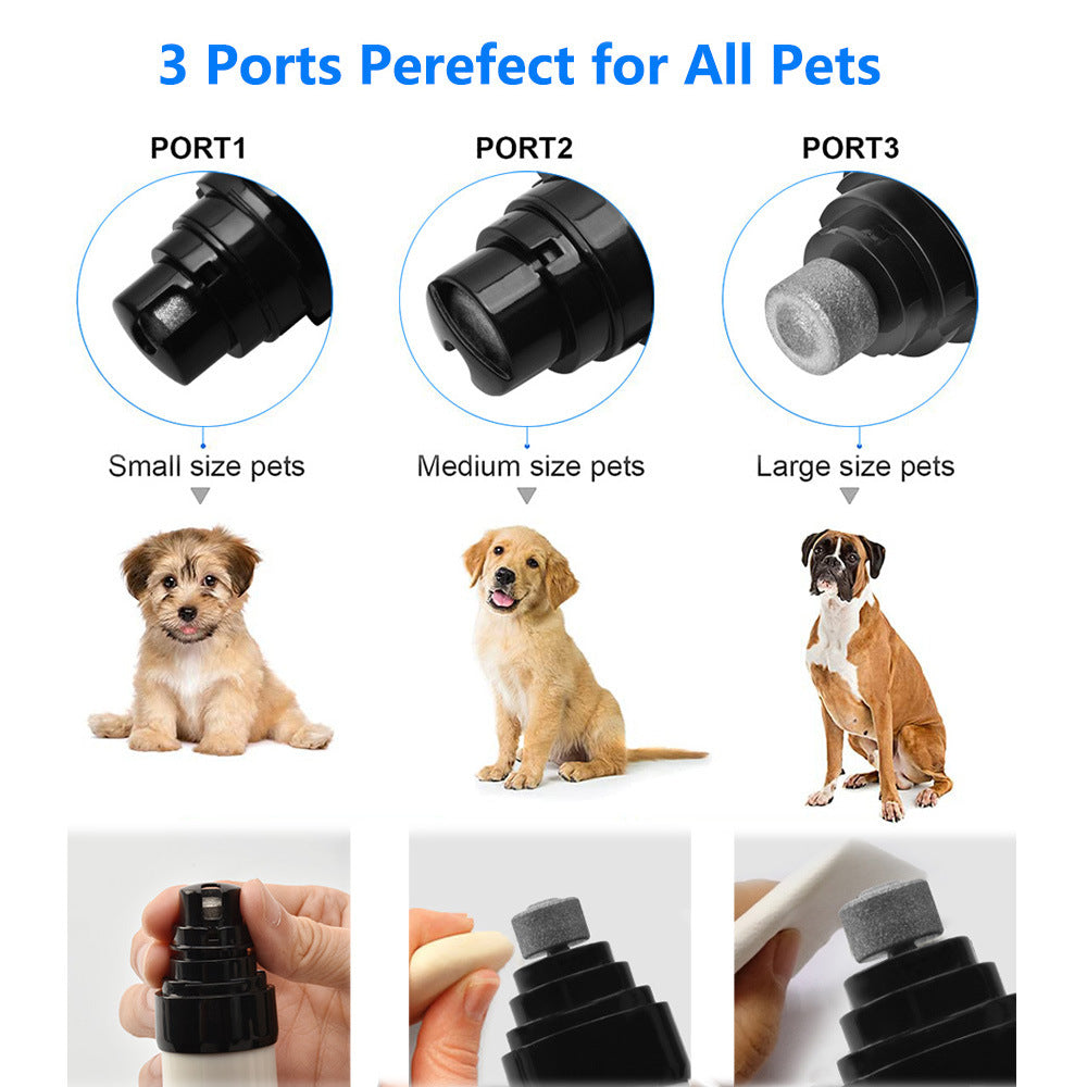 Rechargeable USB Electric Pet Nail Grinder Quiet Grooming Tool