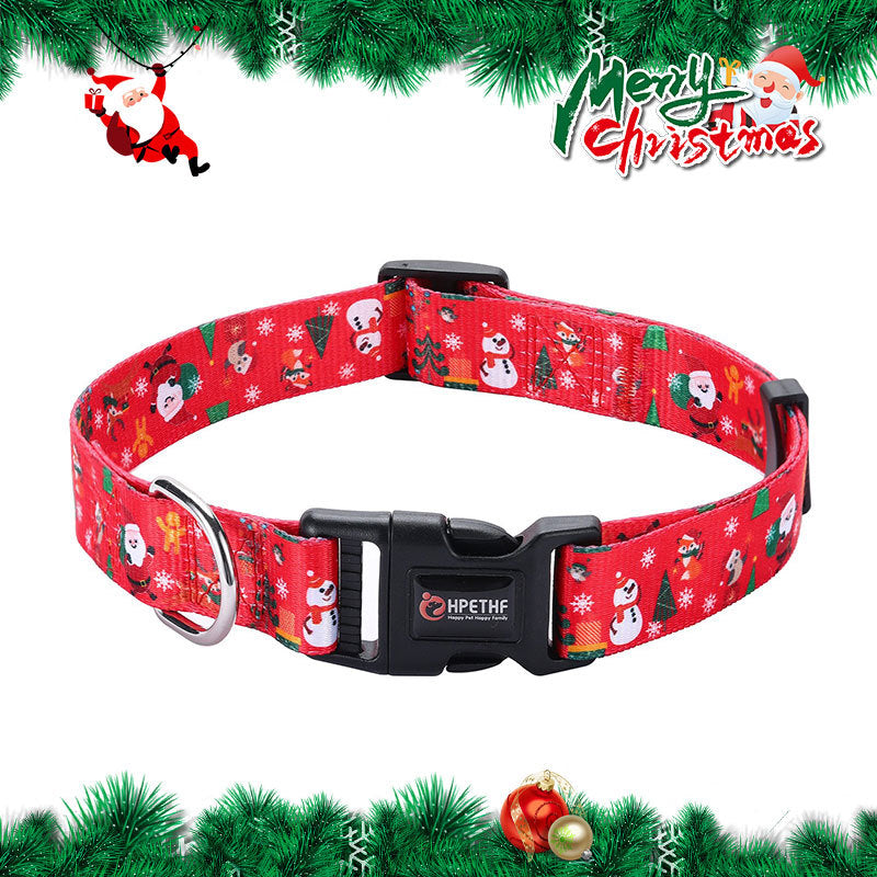 Christmas Collar Pet Hand Rope Leash