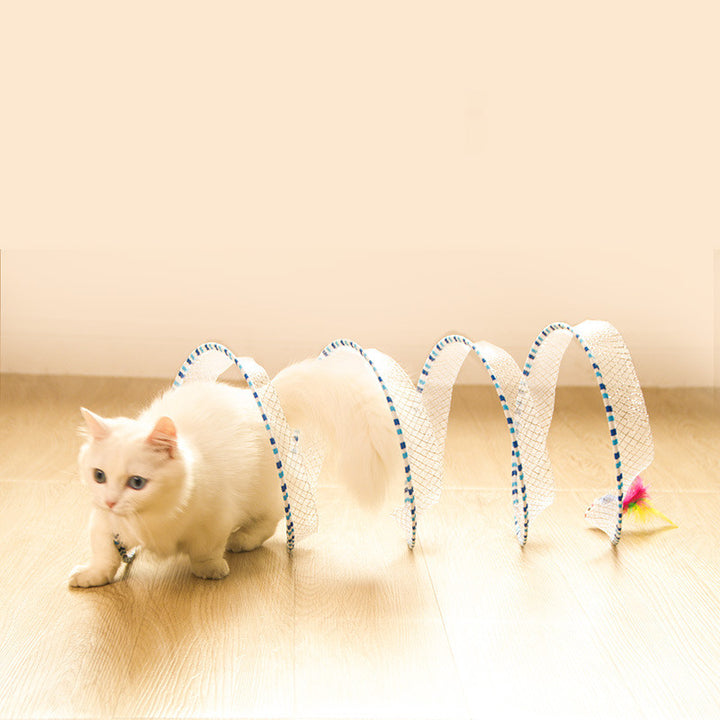 Foldable Pet Tunnel Storage Play Toy For Indoor Activity