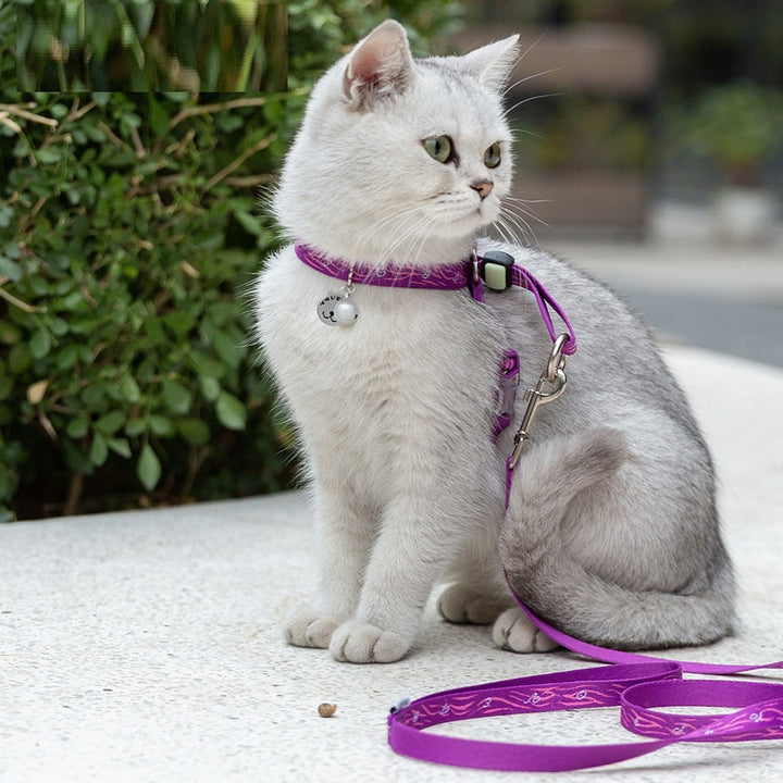 Pet Bell Chest Strap Haulage Rope Vest Leash