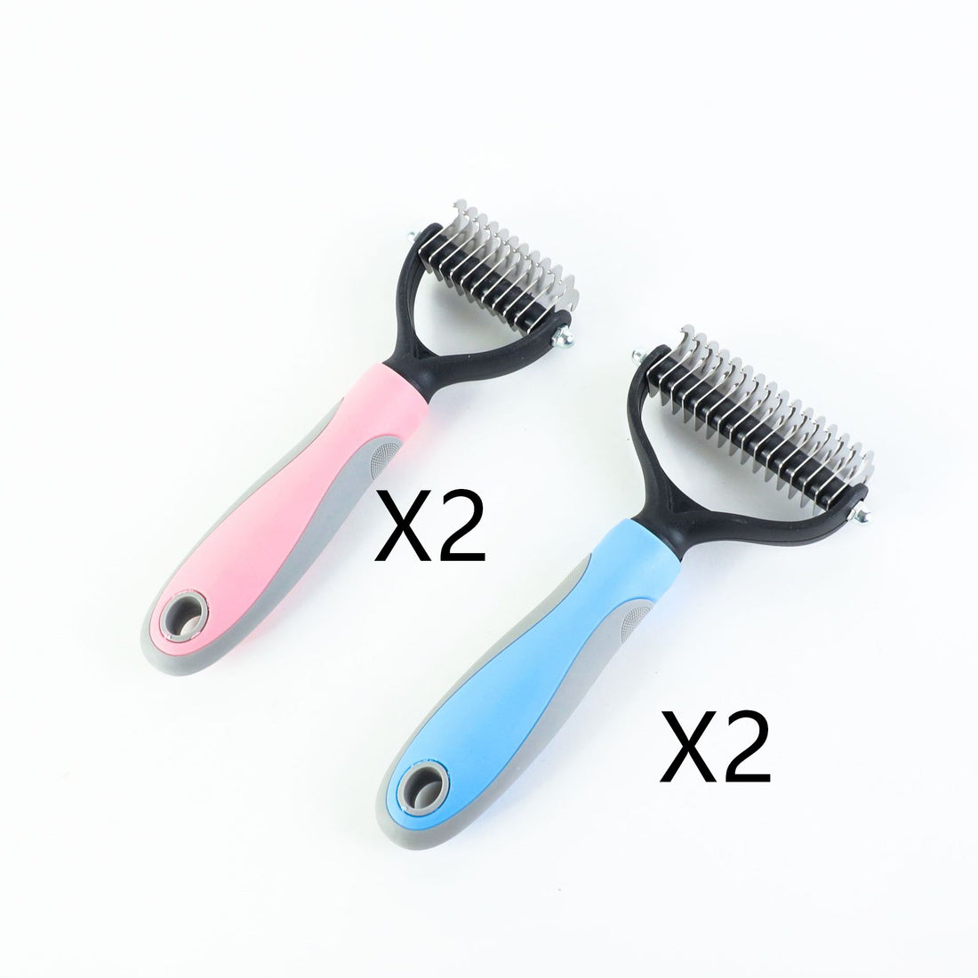 Stainless Steel Double Sided Pet Grooming Brush And Comb