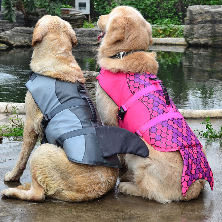 Adjustable Pet Life Vest Swimming Safety Swimwear