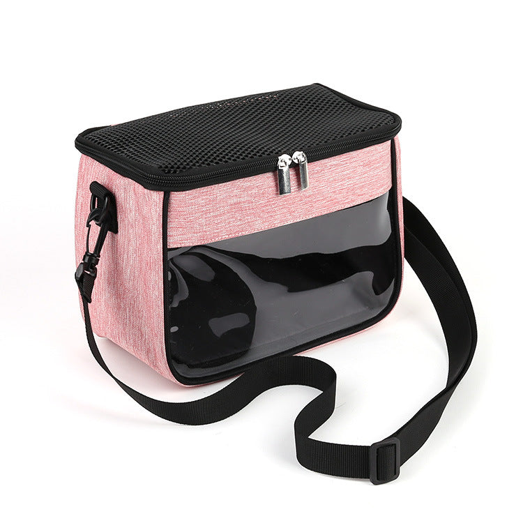 Crossbody Portable Pet Bag Cage For Small Pets Travel Use