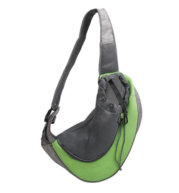 Portable Mesh Oxford Pet Carrier Sling Bag For Travel