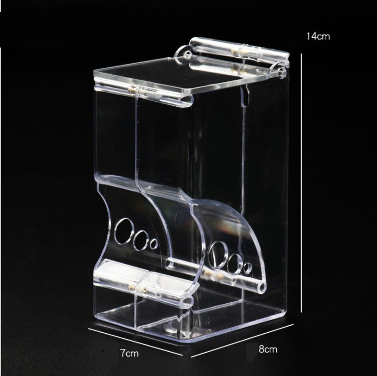 Fixed Mount Pet Food Box Feeder For Cage Use