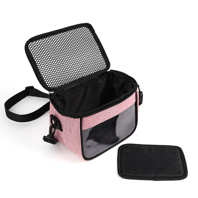 Crossbody Portable Pet Bag Cage For Small Pets Travel Use