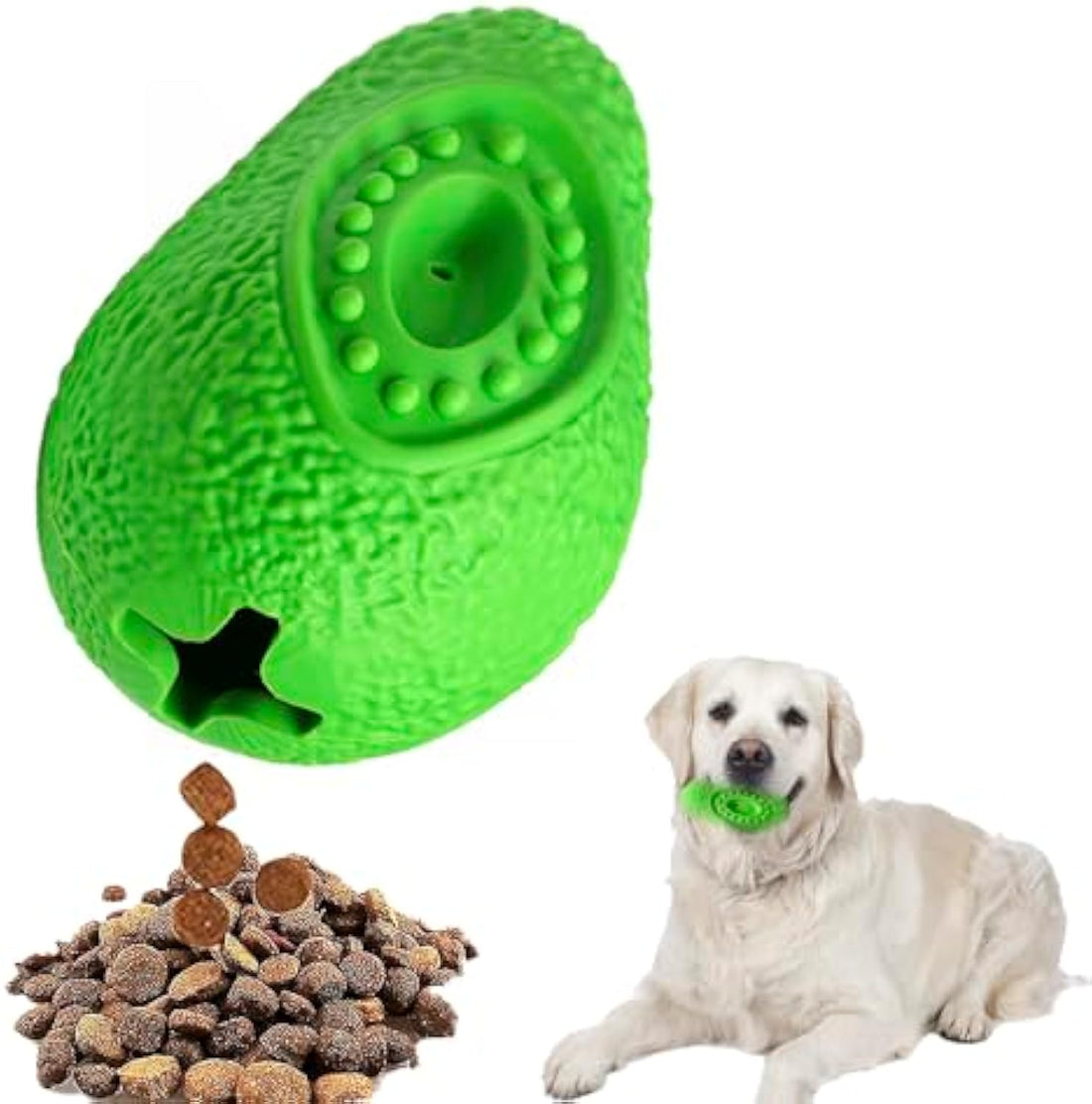 Indestructible Durable Rubber Pet Chew Toy For All Sizes